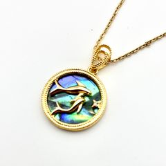 アバロンシェル ネックレス　イルカ