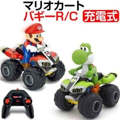 ラジコン マリオカート バギー RC マリオ ヨッシー 充電式 バッテリーPack おもちゃ こども 子供 スーパーマリオブラザーズ 赤 緑
