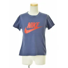 【NIKE】70s USA製 オレンジタグ スウォッシュプリント半袖Tシャツ
