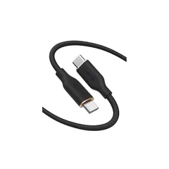 【在庫セール】Anker PowerLine III Flow USB-C & USB-C ケーブル Anker絡まないケーブル 100W 結束バンド付き USB PD対応 シリコン素材採用 Phone 15 /15 Pro /15 Plus Galaxy
