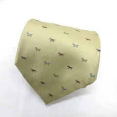 G■日本製■チャップス/CHAPS RalphLoren  総柄デザイン シルクネクタイ【S】水色/men's/レトロ/41【中古】■