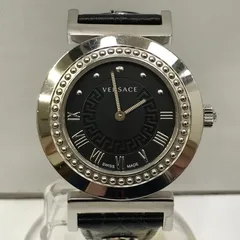 新品ベルト✨　ヴェルサーチ　P5Q 34㎜　黒　ユニセックス　腕時計 VERSACE - 新品ベルト✨ ヴェルサーチ P5Q 34㎜ 黒 ユニセックス