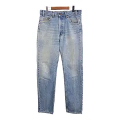90年代 USA製 Levi's リーバイス 505-0289 デニムパンツ ライトブルー (メンズ W33 L32) 中古 古着 R5315