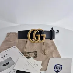 80 サイズ GUCCI(グッチ) GG マーモント ベルトブラック （ 414516 ）