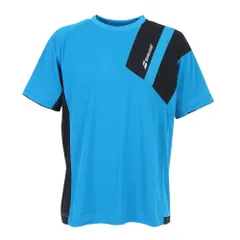 バボラ Babolat テニスウェア メンズ CLUB SHORT SLEEVE SHIRT ゲームシャツ BUG1311C-2022 2022SS【エントリー特典対象】 [BL00：ブルー] [M]