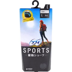 ソフィ SPORTS 躍動ショーツ 生理用ショーツ Lサイズ ブラック