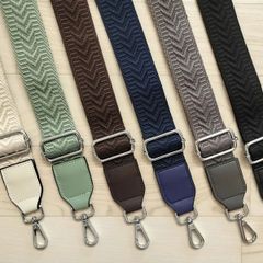 ショルダーベルト ショルダーストラップ レディース バッグ用 おしゃれ 刺繍 バッグ ストラップ 付け替え バッグベルト 調整可能 斜めがけ ショルダー 幅広 3.8cm 取り外し可能 回転カラビナ バッグアクセサリー