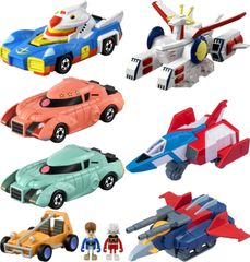 新品 【7点セット】ドリームトミカ ＆ トミカプレミアム unlimited 機動戦士ガンダム (ガンダム シャア専用ザク 量産型ザク バギー ホワイトベース コア･ファイター Gファイター)