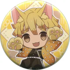 【中古】バッジ・ピンズ 我妻善逸 にゃふぉるめ 缶バッジ 「鬼滅の刃」