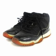 ナイキ NIKE AIR JORDAN エアジョーダン 11 スニーカー ハイカット 951202 黒 ブラック 23.5cm ☆AA★