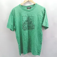 ◇ ⊂ Φ XLARGE エクストララージ イラストプリント 半袖 Tシャツ サイズM グリーン系 メンズ E  【1503310004540】