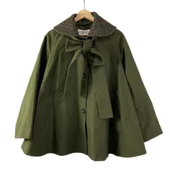 LOEWE ロエベ ステンカラーコート カーキ 4102723J0027 LOEWE ロエベ ステンカラーコート カーキ 4102723J0027 LOEWE