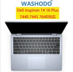 Dell inspiron 14 16 Plusキーボードカバー 7440 7445 7640対応、14インチ 保護フィルム ノートパソコン用 保護カバー 防水 傷やほこり防止 透明タイプ 静音、保護 [US配列用]keyboard cover film