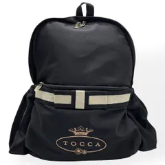 極美品 TOCCA リボン フリル リュック ネイビー　希少♪ 極美品 TOCCA リボン フリル リュック ネイビー 希少♪ 極美品