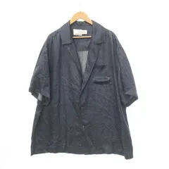 【中古】Feng Chen Wang 半袖シャツ Navy L ブラック フェン・チェン・ワン[10]のサムネイル