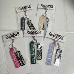 【瀬戸店】ReGLOSS　リグロス デビュー記念　ネームキーホルダー５個セット（火威 青・音乃瀬 奏・一条 莉々華・儒烏風亭 らでん・轟 はじめ）【718-5362】
