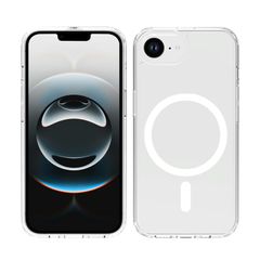 新品 iPhone 16e ケース MagSafe対応 クリア 耐衝撃 軽量 薄型 マグネット搭載 人気 滑り止め PC 傷防止 米軍MIL規格 ワイヤレス充電対応 スマホカバー EUMADOVE (クリア iPhone 16e)