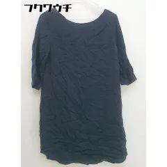 ◇ IENA イエナ 五分袖 膝丈 ワンピース サイズ ネイビー レディース  【1109080000685】