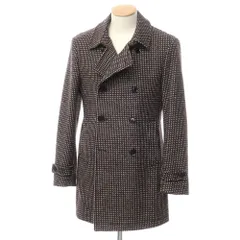 【中古】タリアトーレ TAGLIATORE ウール ダブルブレストコート ブラウンxブラック×ホワイト【サイズ44】【メンズ】のサムネイル