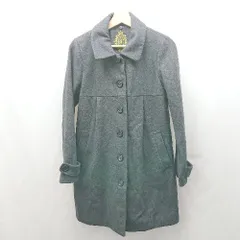 ◇ ⊇ MAJESTIC LEGON マジェスティックレゴン 6B 長袖 チェスターコート サイズF グレー系 レディース E  【1505290002578】のサムネイル