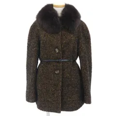 MaxMara マックスマーラ カシミヤコート 袖ファー MaxMara マックスマーラ カシミヤコート 袖ファー（コート