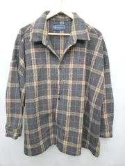 ◇ Beverlyhill's POLO CLUB ビバリーヒルズポロクラブ チェック 長袖 シャツ サイズM ベージュ マルチ レディース P  【1406240012787】