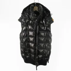 デュベティカ DUVETICA AKM ダウンベスト squared hooded down vest LIMONTA NYLON リモンタ ナイロン 黒 ブラック Lのサムネイル