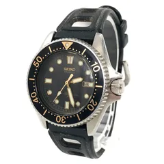 SEIKO セイコー ダイバーズウォッチ 150m デイト 2625-0010 ラバー SS/QZ ボーイズ 腕時計 黒文字盤 稼働品【OE-601】
