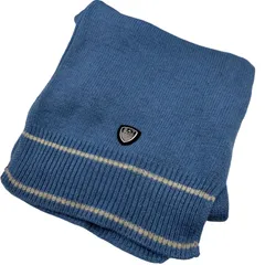 アルマーニジュニア ARMANI JUNIOR イタリア製 ロゴパッチウールマフラー メンズ 表記無 