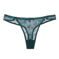 Tバック レディース インナー 下着 レース セクシー きれい 透ける シースルー リング サテン リボン かわいい ストレッチ おしゃれ 黒 赤 緑 青 紺 rt-031