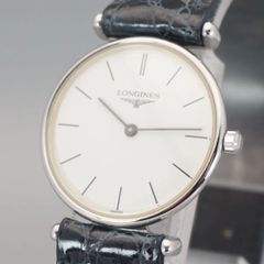 稼動品 ロンジン Longines La Grande Classique L4.135.4 クオーツ ホワイト文字盤 レディース腕時計 スイス製