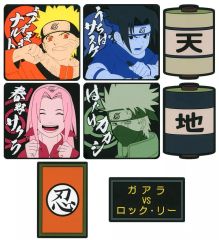 [중고] 코스터 전 8종 세트 고무 코스터 [이치반 쿠지 NARUTO-나루토- 나카노시 시험편] J상