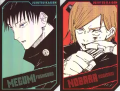 【中古】キャラカード 伏黒恵/釘崎野薔薇 「呪術廻戦 キャラクターズホロカードコレクション2枚入り」