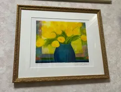 ジニー キム リトグラフ 額装 ☆ 直筆サイン・エディション有り ☆ 限定版画 ジニー キム リトグラフ 額装 ☆ 直筆サイン・エディション有り