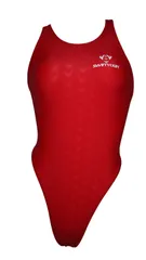 SWIMHXBY 競泳水着 レディース 赤 280 ハイレグ S-7XL