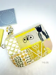 ⚮̈ミナペルホネンsymphony mustard コンパクトウォレットS 財布