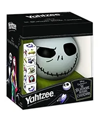 Disney Yahtzee ナイトメアー・ビフォア・クリスマス ダイスゲーム | コレクター向けジャック・スケリントン おもちゃ | ファミリーダイスゲーム