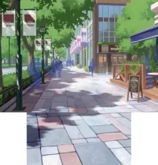 【中古】フィギュア フィギュア用背景ボード ストリートVer.(キタサンブラック) 「ウマ娘 プリティーダービー」 マストバイキャンペーン特典 ナムコ限定