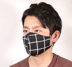 ハンドメイド！　スポーツ＆レジャーマスク　日本製　ウインドペン柄