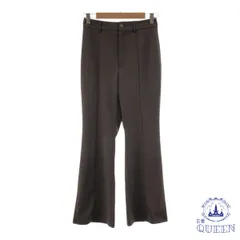 ☆美品☆ GU ジーユー パンツ スラックス ウエストゴム カジュアル レディース ブラウン M 901-9688 送料無料 古着