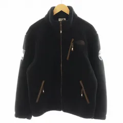 ザノースフェイス THE NORTH FACE ホワイトレーベル WHITE LABEL リモ RIMO FLEECE JACKET フリースジャケット ロゴ M 黒 ブラック NJ4FQ53J /AN42