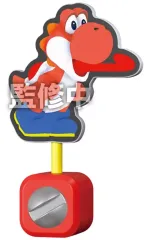 【中古】食玩 雑貨 9.あかヨッシー(舌出し) 「スーパーマリオブラザーズ ワンダー パネルクリップスタンド」