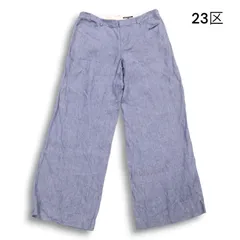 新品 未使用タグ付き】23区大きいサイズ 46 リブパンツ 中村アン