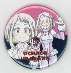 【中古】バッジ・ピンズ(キャラクター) 麗日お茶子 「僕のヒーローアカデミア×文房具カフェ2017 56mm缶バッジ」