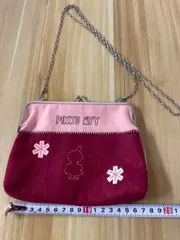 MOOMIN ムーミン リトルミィ がま口ポシェット がま口ポーチ がま口財布 がま口ショルダー チェーンバッグ フェルト 刺繍