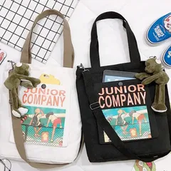 外ポケットロゴショルダーバック