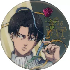 【中古】バッジ・ピンズ リヴァイ・アッカーマン(バースデー描き下ろし2021) 缶バッジ 「進撃の巨人×サンリオキャラクターズ」