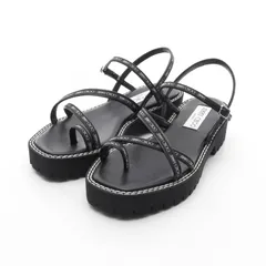 ジミーチュウ JIMMY CHOO サンダル DESI FLAT レザー サンダル レディース 未使用のサムネイル