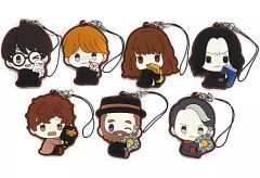 [중고] 열쇠 고리 전 7 종 세트 고무 매력 PUNYBEANS [이치 반 쿠지 WIZARDING WORLD] E 상