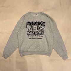 90s　usa　fruit of the loom　スウェット　アート　Y2K　短丈　【T-394】